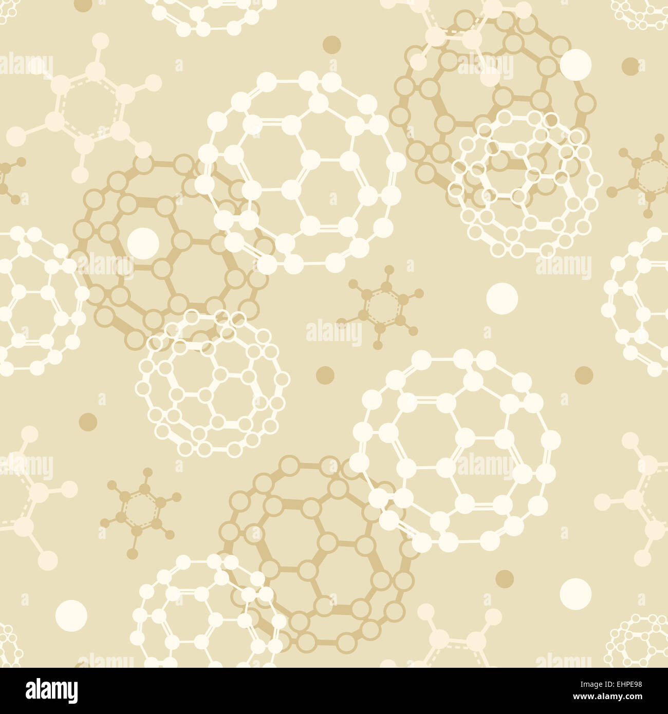 Moleküle Musterdesign Hintergrund Stockfoto