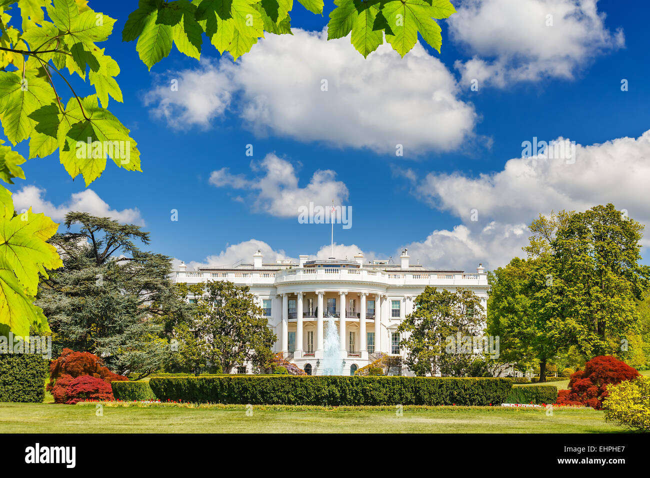 Das weiße Haus Stockfoto