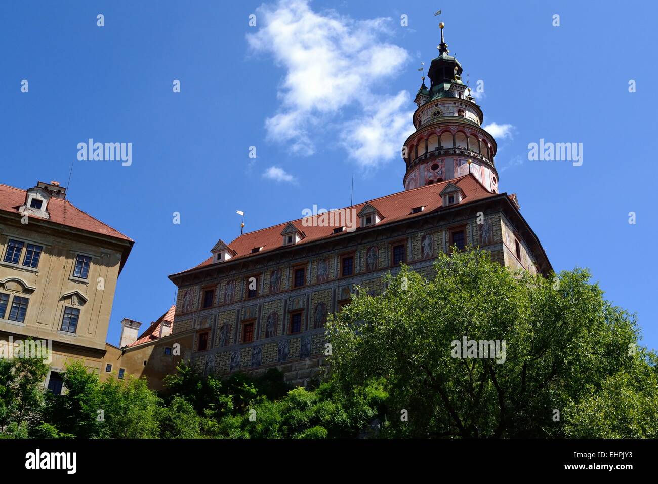 bunte Burg sehenswert Stockfoto