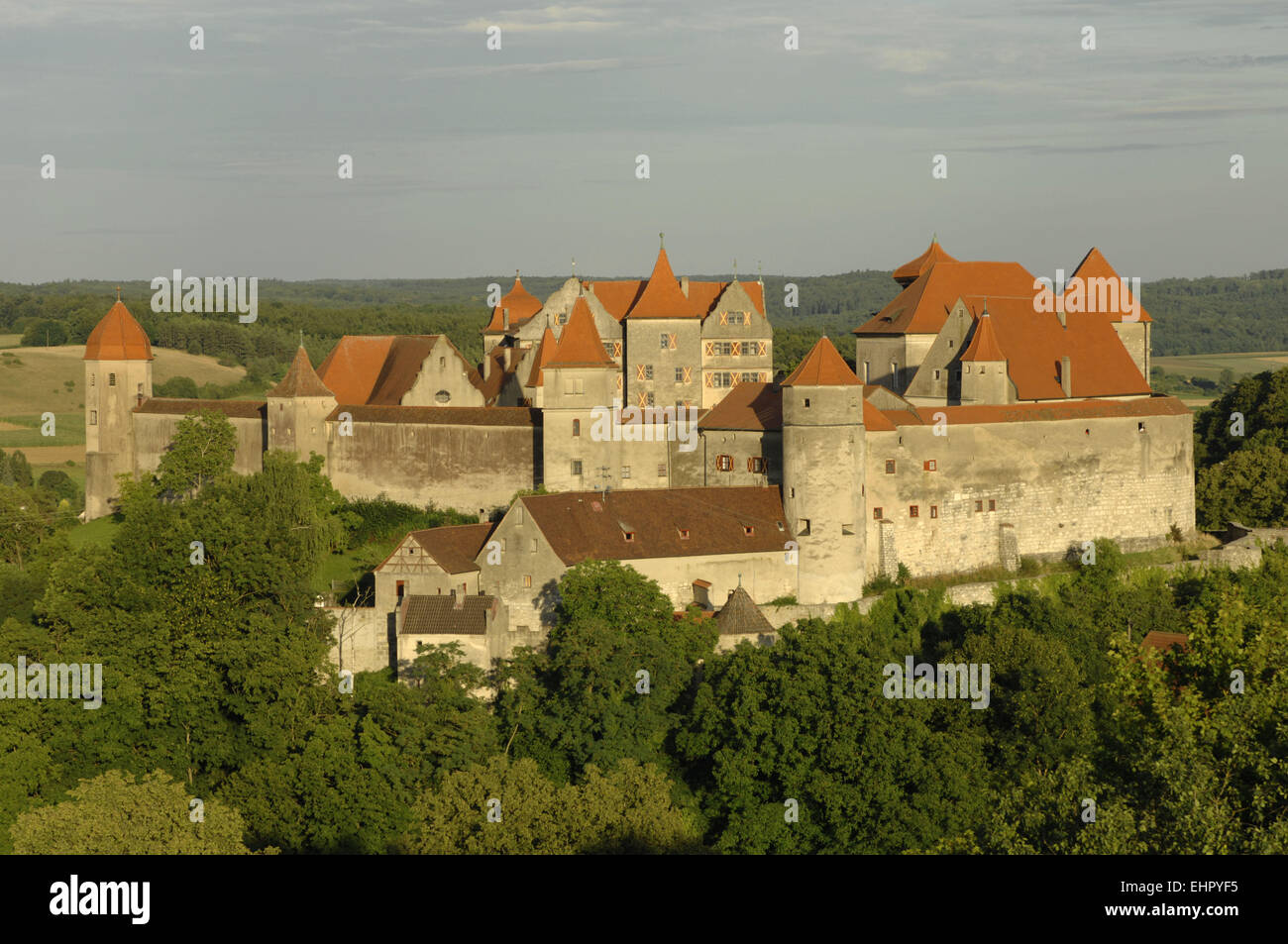 Schloss Harburg in Bayern, Deutschland Stockfoto