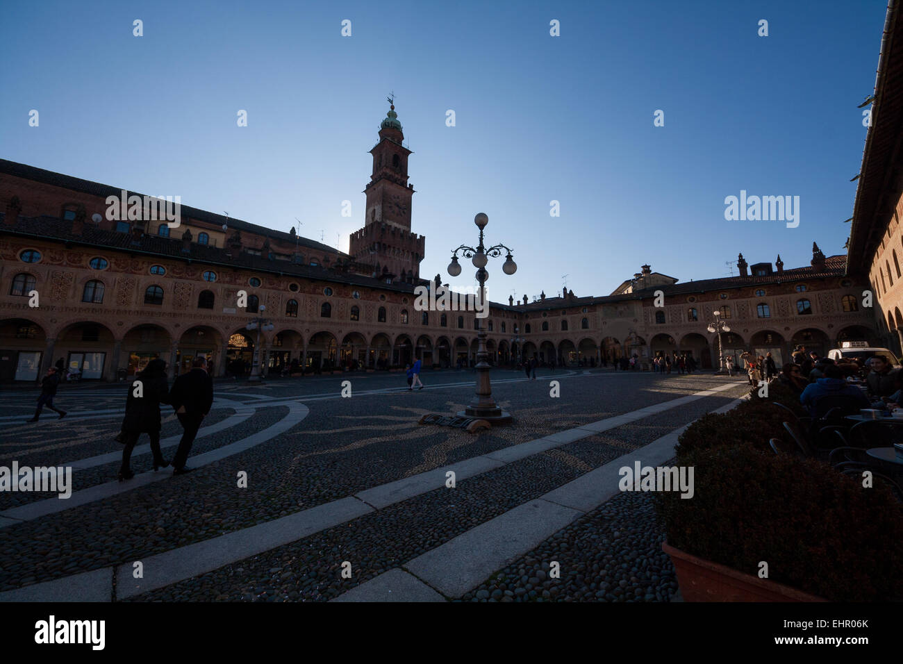 Vigevano, Pavia, Lombardei, Italien Stockfoto