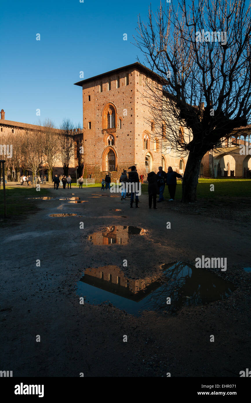 Vigevano, Pavia, Lombardei, Italien Stockfoto