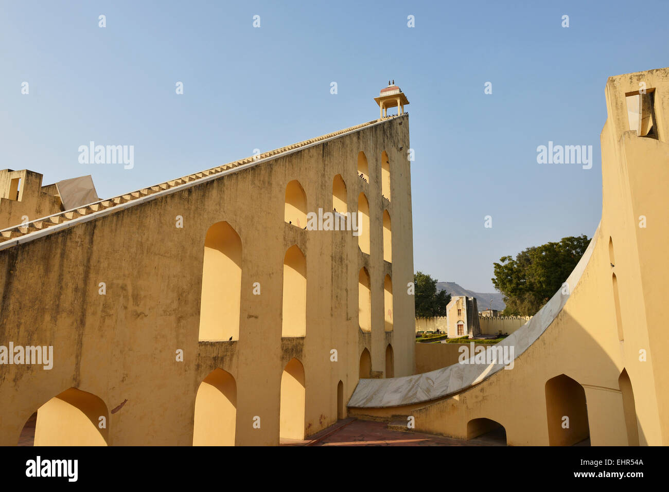 Indien, Rajasthan, Jaipur, Sternwarte Jantar Mantar Stockfoto