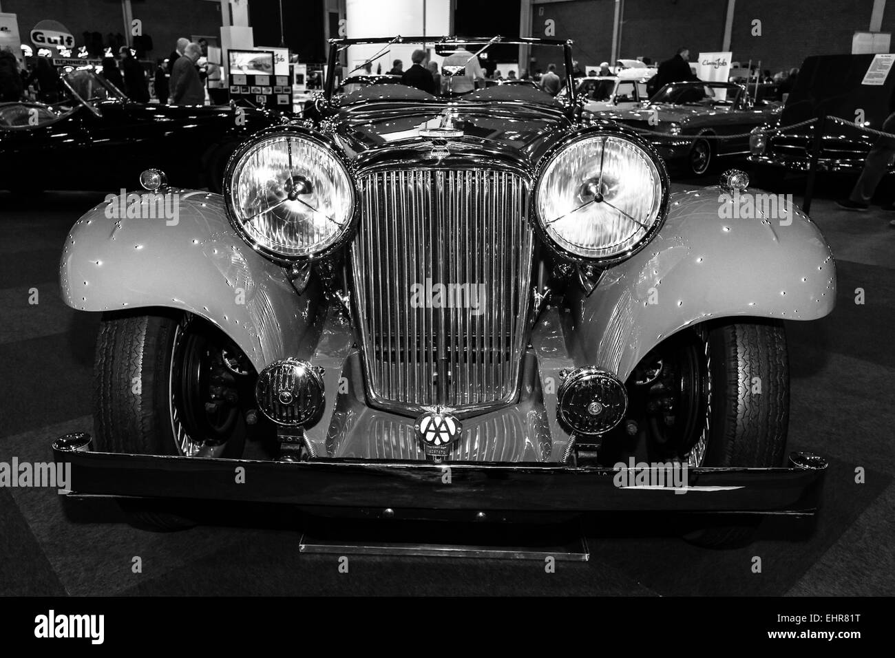 Ein Sportwagen Jaguar SS1 Tourer, 1934. Stockfoto