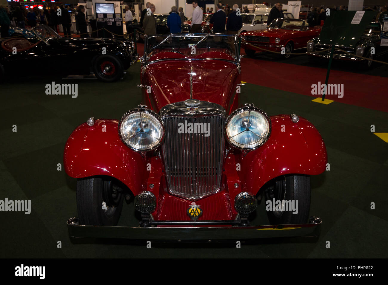 Ein Sportwagen Jaguar SS1 Tourer, 1934. Stockfoto