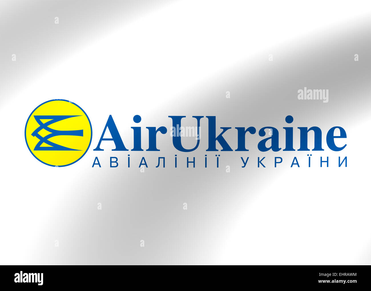 Air Ukraine logo Symbol Fahne Emblem Stockfoto