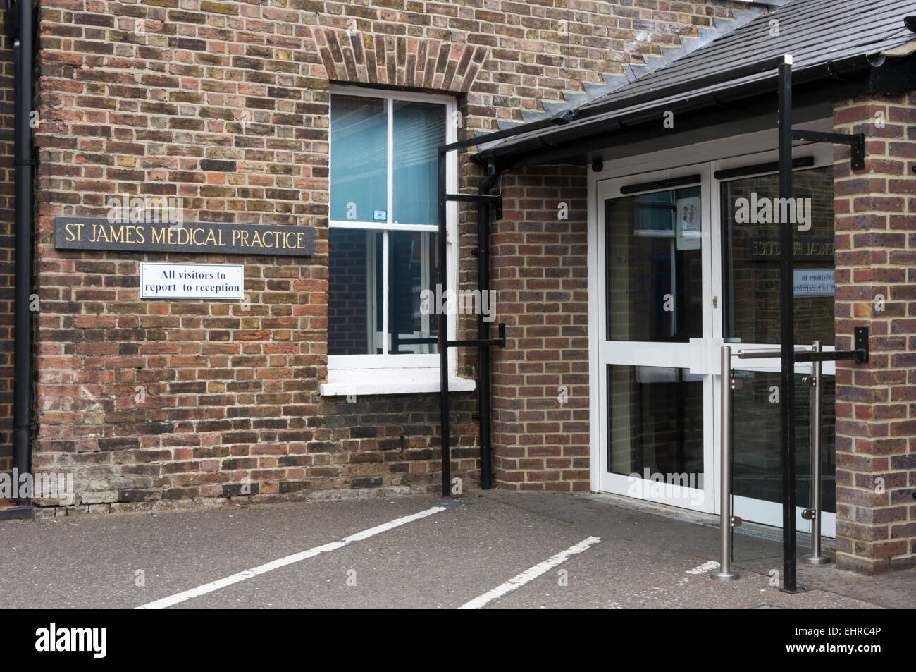 St James Arztpraxis Allgemeinmedizin Ärzte Chirurgie in King's Lynn, Norfolk. Stockfoto