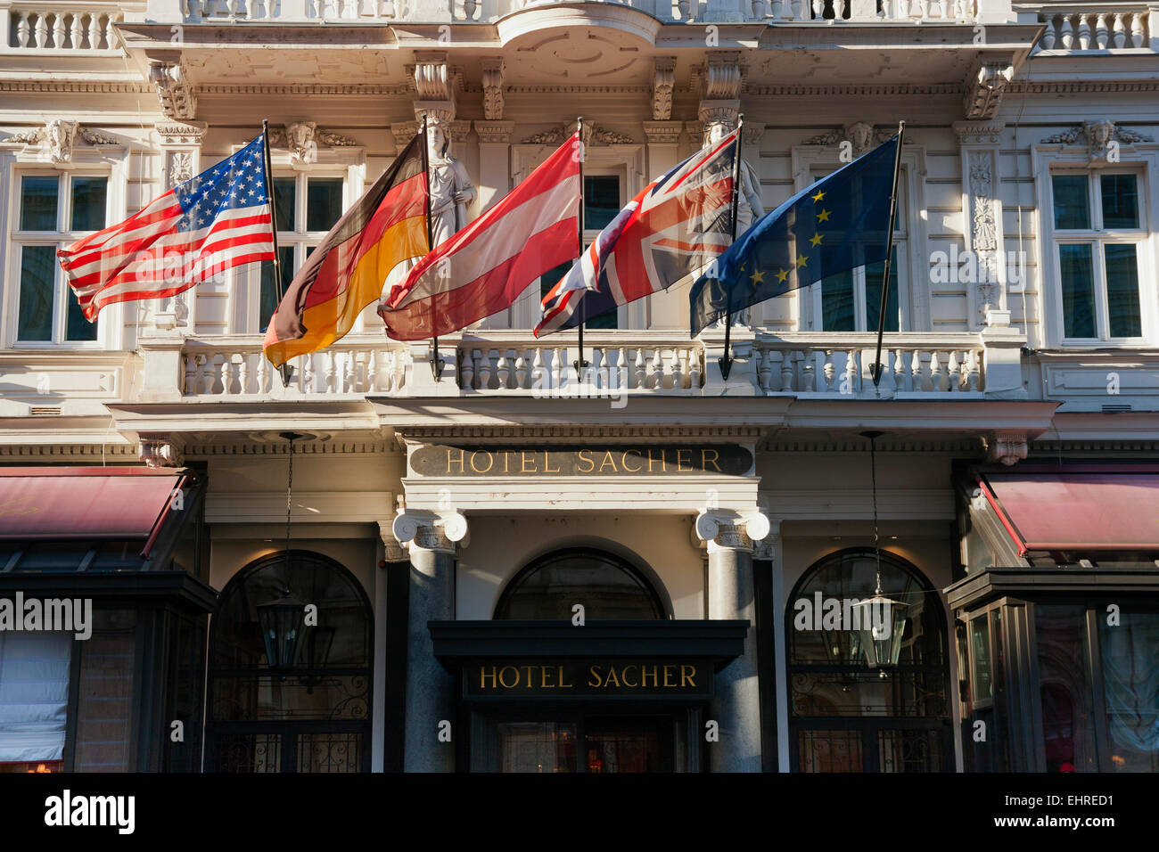 Hotel Sacher Vienna Stockfoto