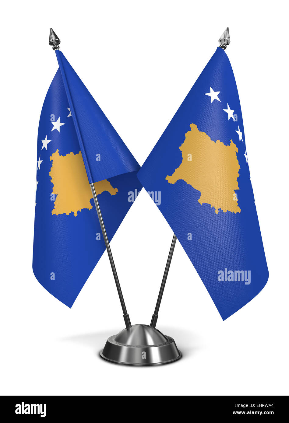 Kosovo - Miniatur-Flags. Stockfoto