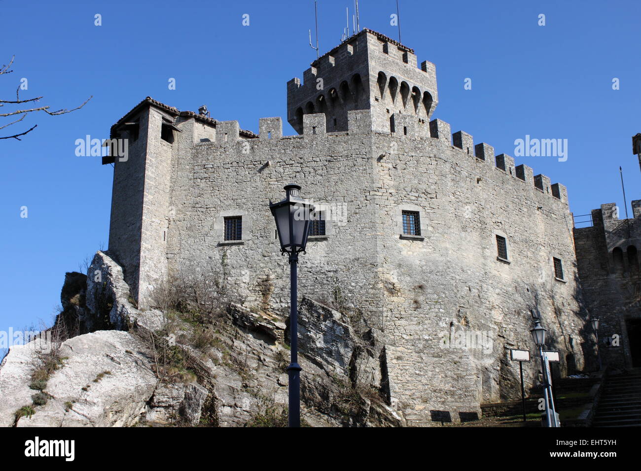 Rocca della Guaita, der ältesten Festung der Republik San Marino Stockfoto