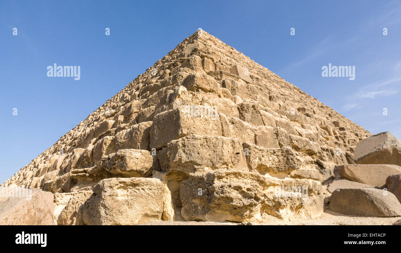 Pyramide von Gizeh Stockfoto
