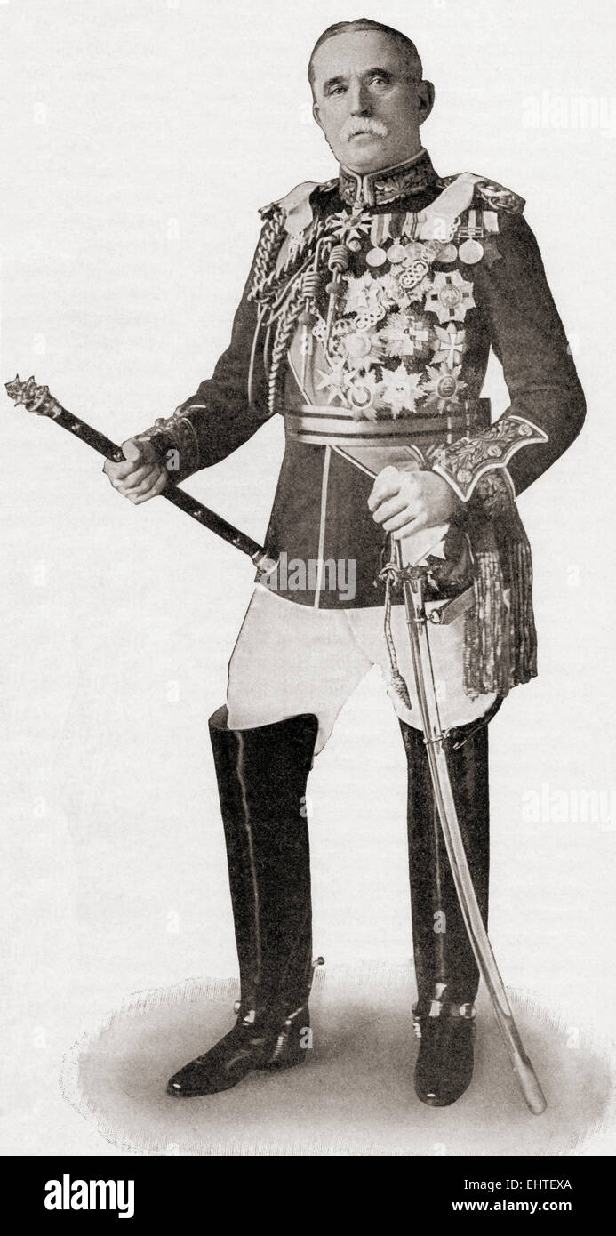 Fangen Sie Marschall John Denton Pinkstone Französisch, 1. Earl of Ypres, 1852 –1925, aka The Viscount Französisch zwischen 1916 und 1922. Anglo-Irischer Offizier in der britischen Armee, Oberbefehlshaber der British Expeditionary Force für die ersten zwei Jahre des ersten Weltkrieges. Stockfoto