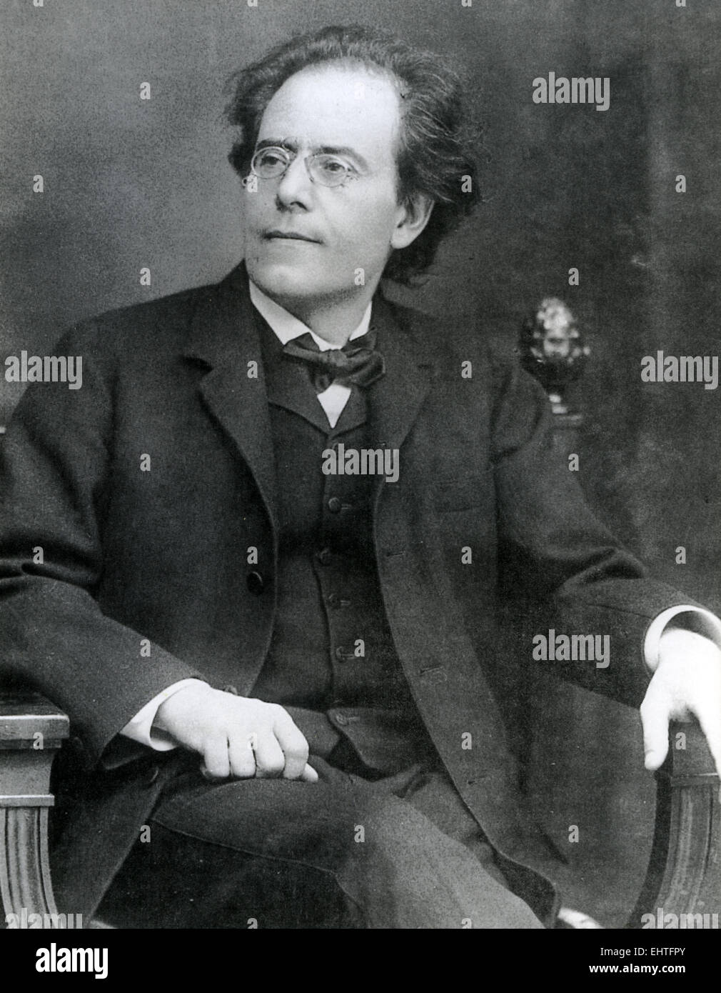 Böhmischer Komponist GUSTAV MAHLER (1860-1911) um 1905 Stockfoto