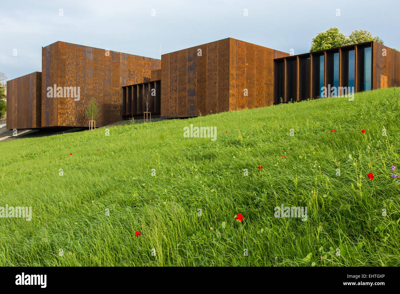 SOULAGES MUSEUM, RODEZ, AVEYRON (12), MIDI-PYRENÄEN, FRANKREICH Stockfoto