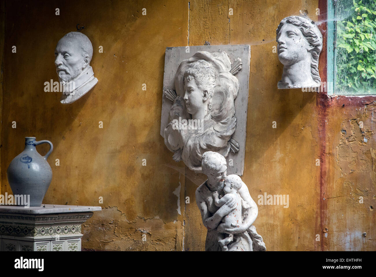 KÜNSTLER-ATELIER-MUSEUM, HAUTE-NORMANDIE, FRANKREICH Stockfoto