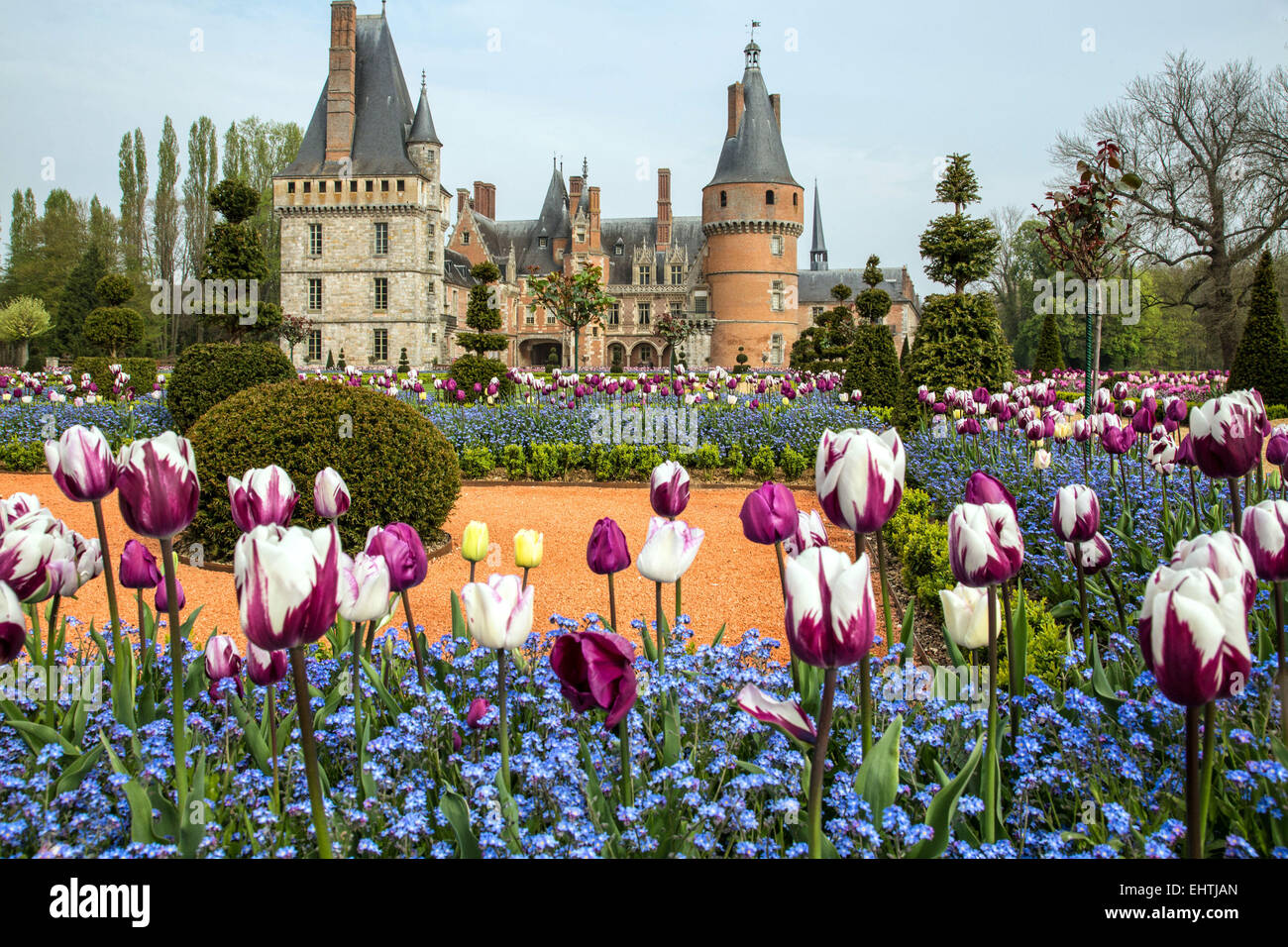 CHATEAU DE MAINTENON, (28) EURE-ET-LOIR, CENTRE, FRANKREICH Stockfoto