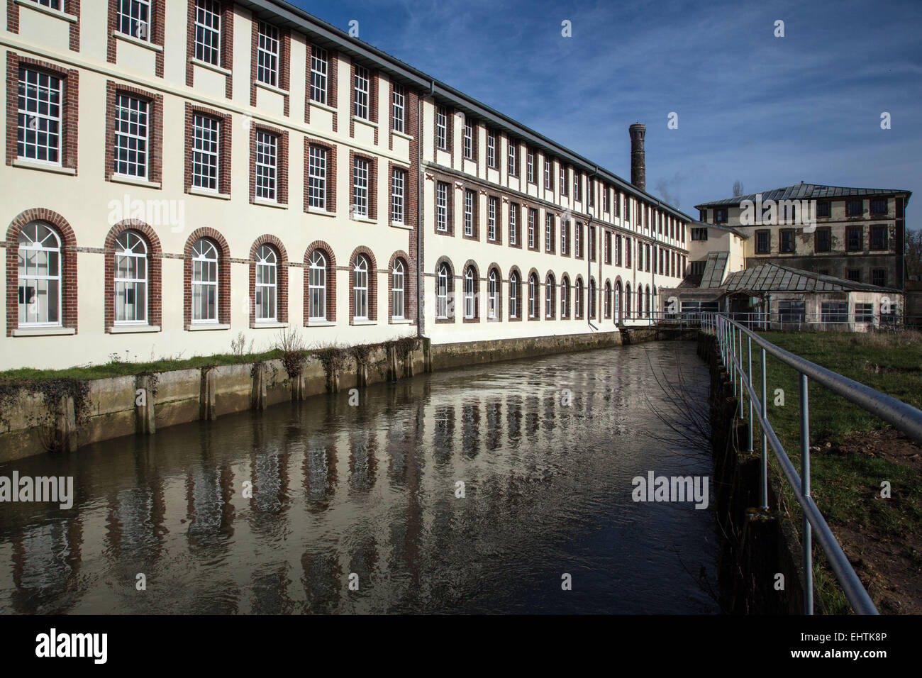 HERSTELLUNG BOHIN, LEBENDIGES MUSEUM DER NADEL UND PIN, SAINT-SULPICE-SUR-RISLE, ORNE (61), FRANKREICH Stockfoto