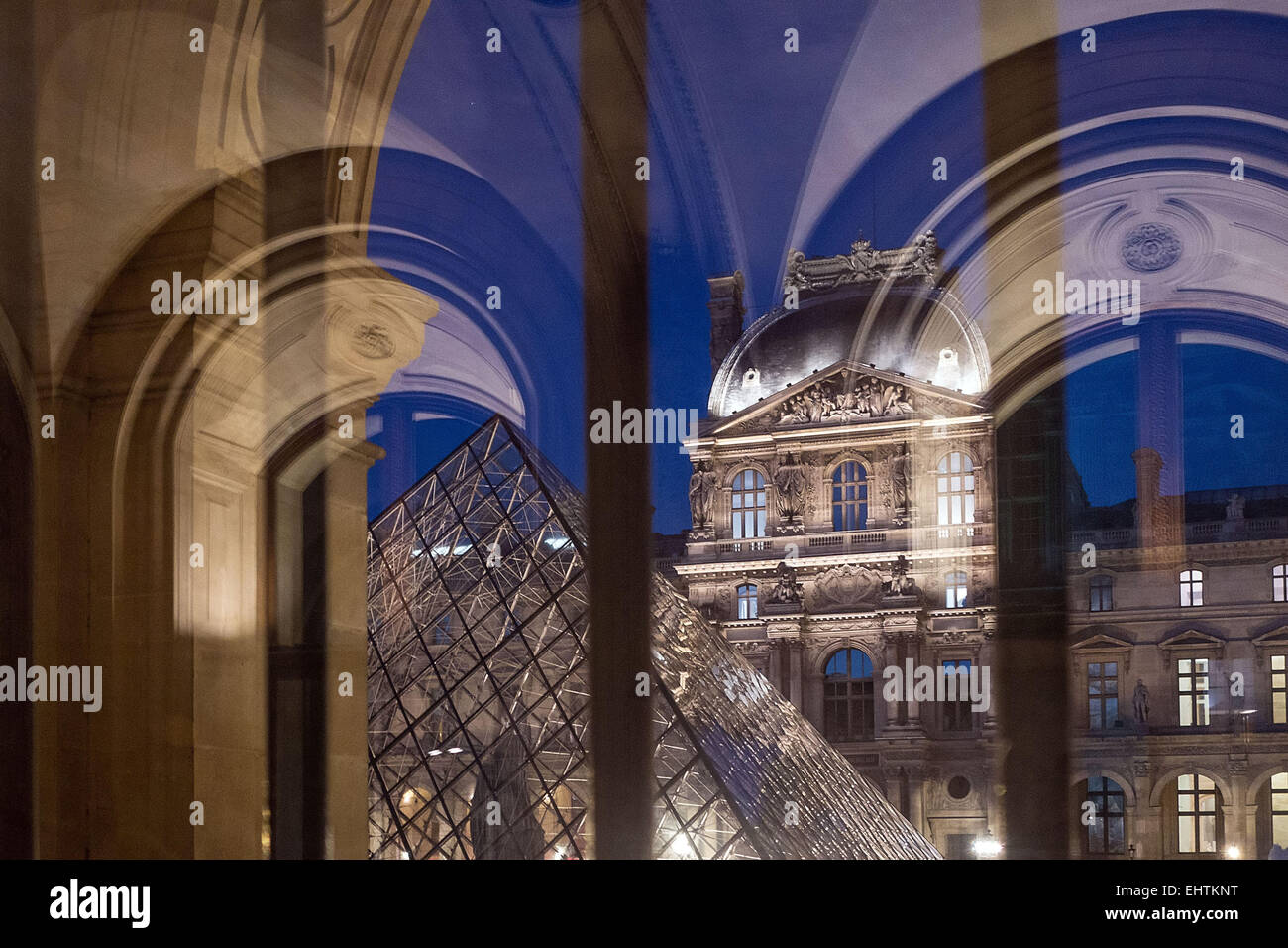 ABBILDUNG DER STADT PARIS, ILE DE FRANCE, FRANKREICH Stockfoto