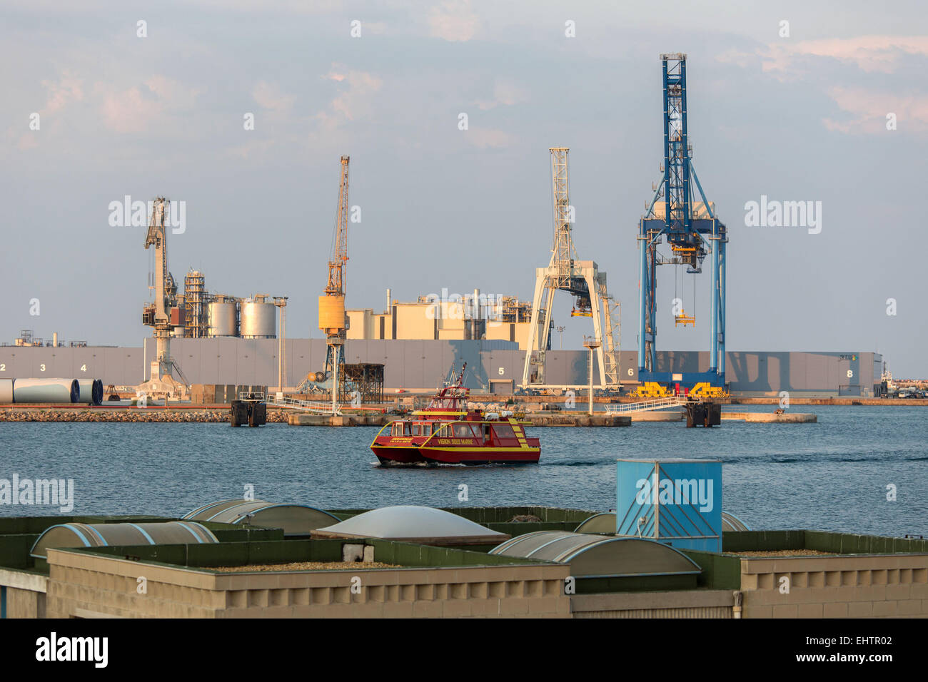 DER HAFEN VON SETE, FRANKREICH Stockfoto