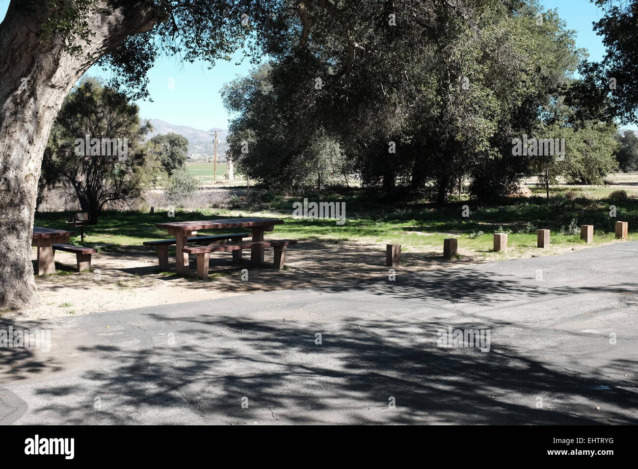 Oak Grove Campingplatz, Kalifornien Stockfoto