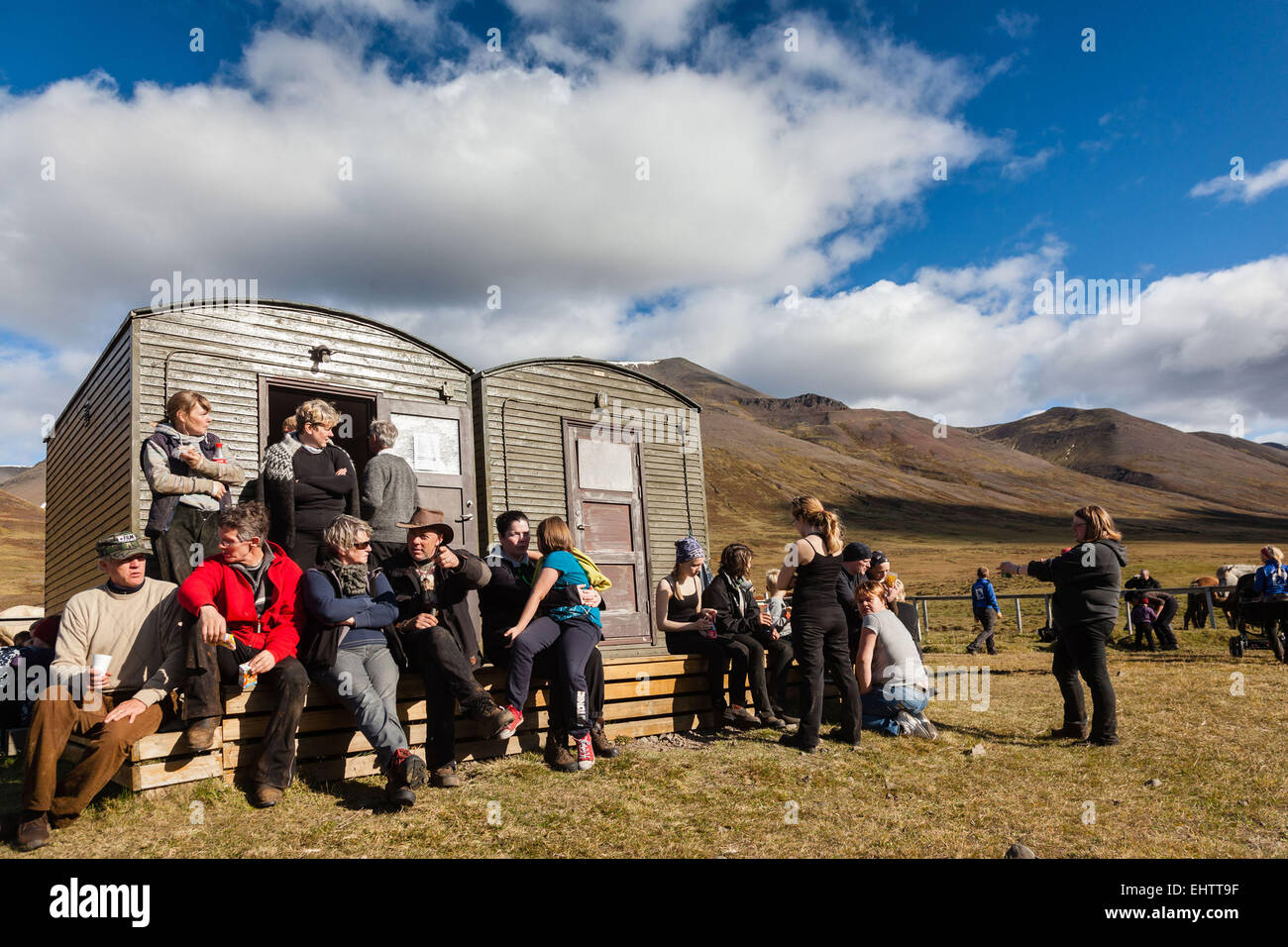 EINE REISE IN ISLAND, EUROPA Stockfoto