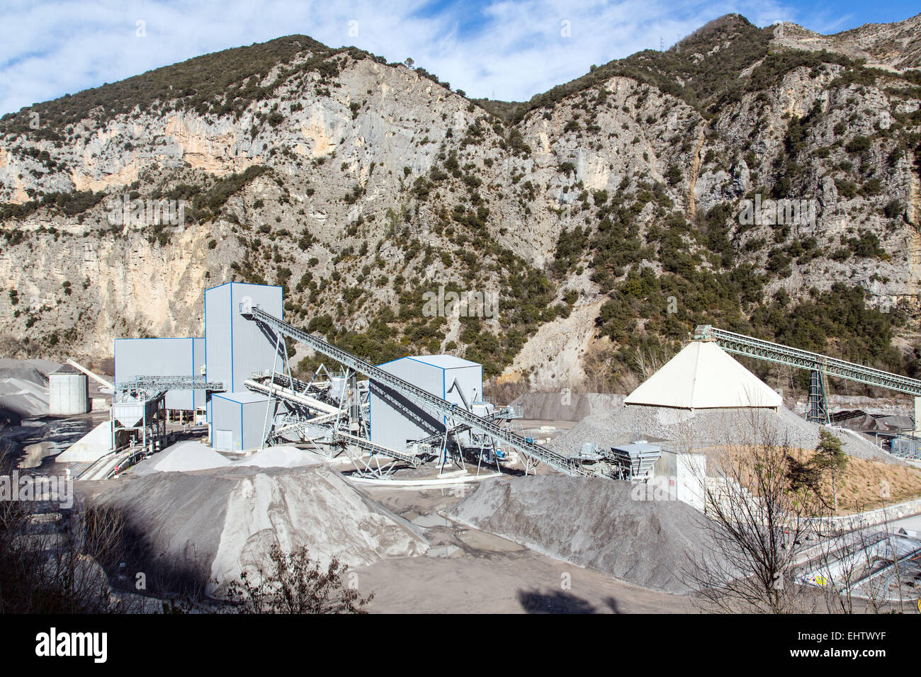 SOCIETE VICAT, LA COURBAISSE, (06) ALPES-MARITIMES, FRANKREICH Stockfoto
