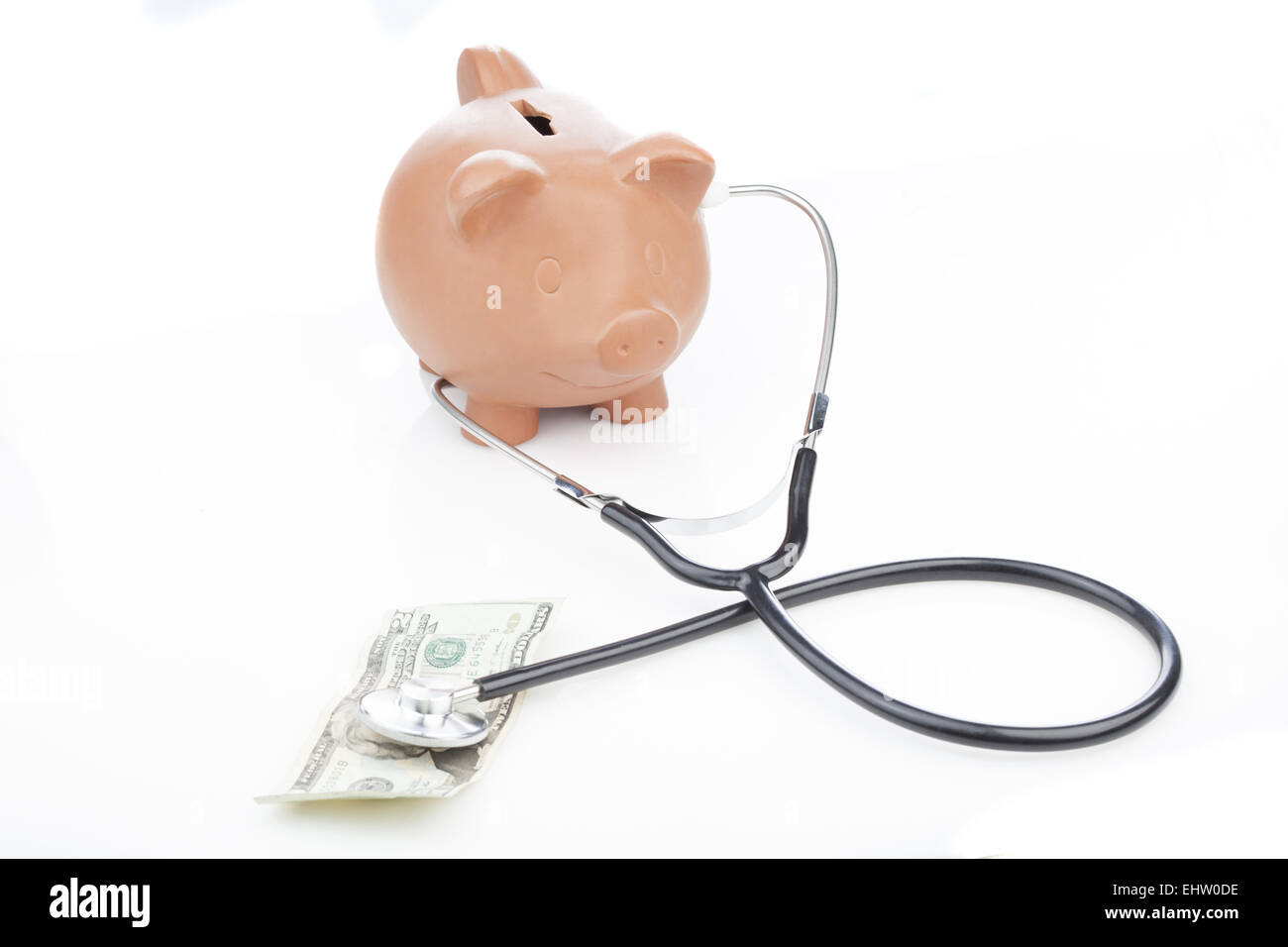 Kosten für Medizin und Pflege Stockfoto