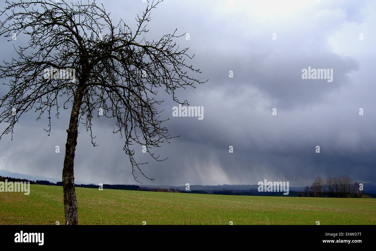 Regenwolke Stockfoto