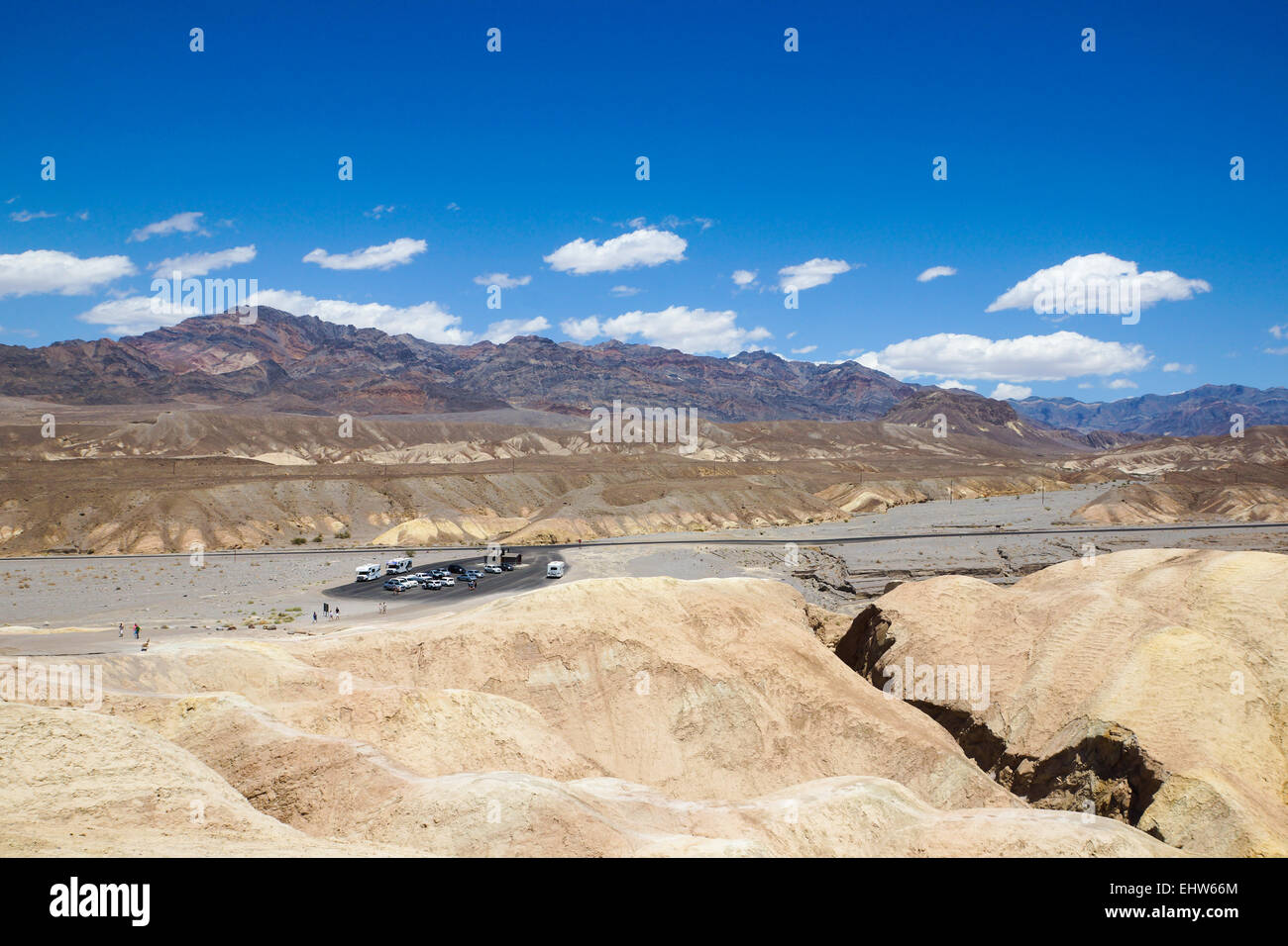 Death Valley - Zabriskie Point Stockfoto