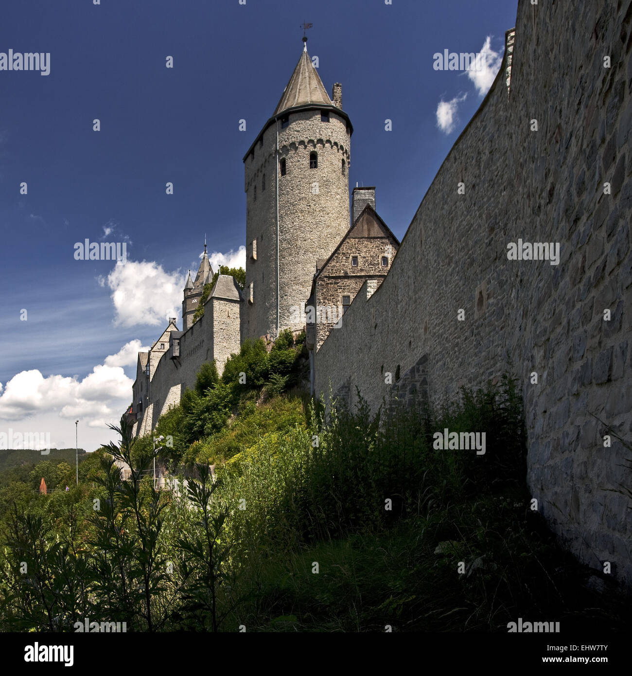 Die Burg Altena in Deutschland Stockfoto