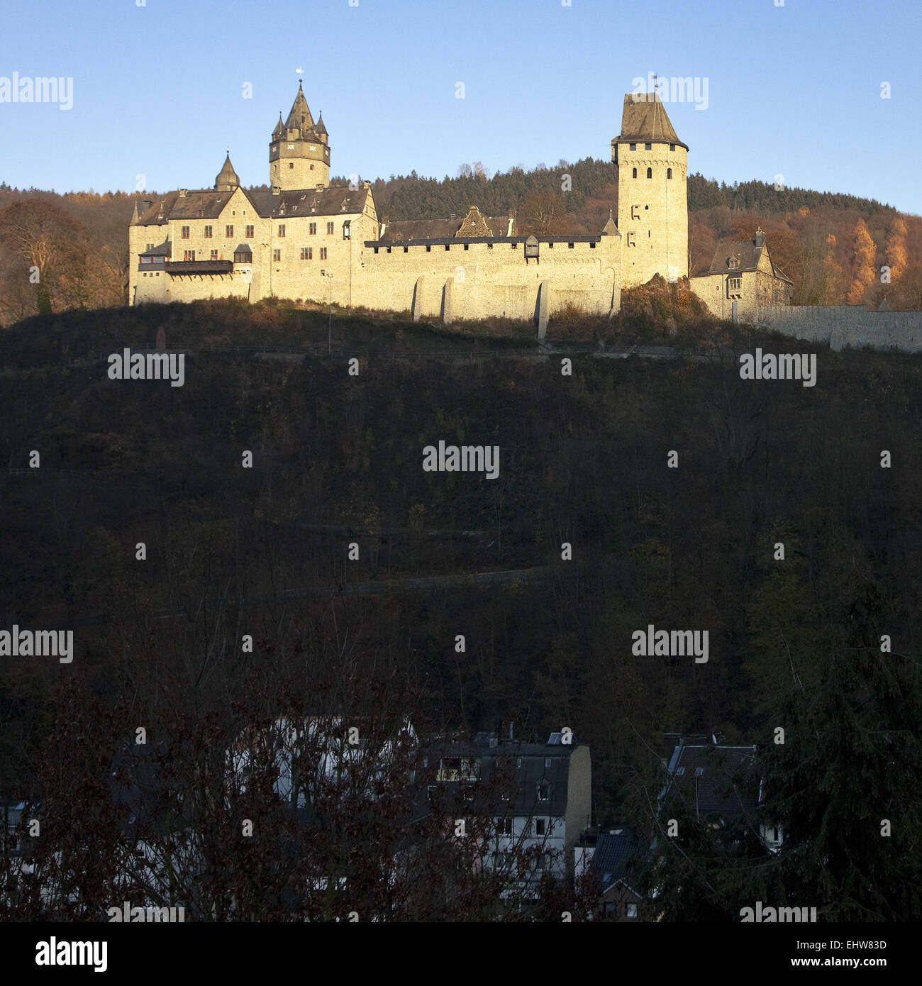 Die Burg Altena in Deutschland Stockfoto