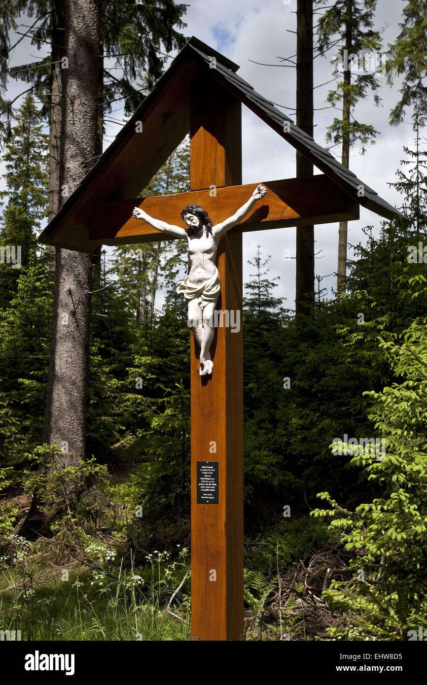 Ein Flur Cross in Schmallenberg Stockfoto