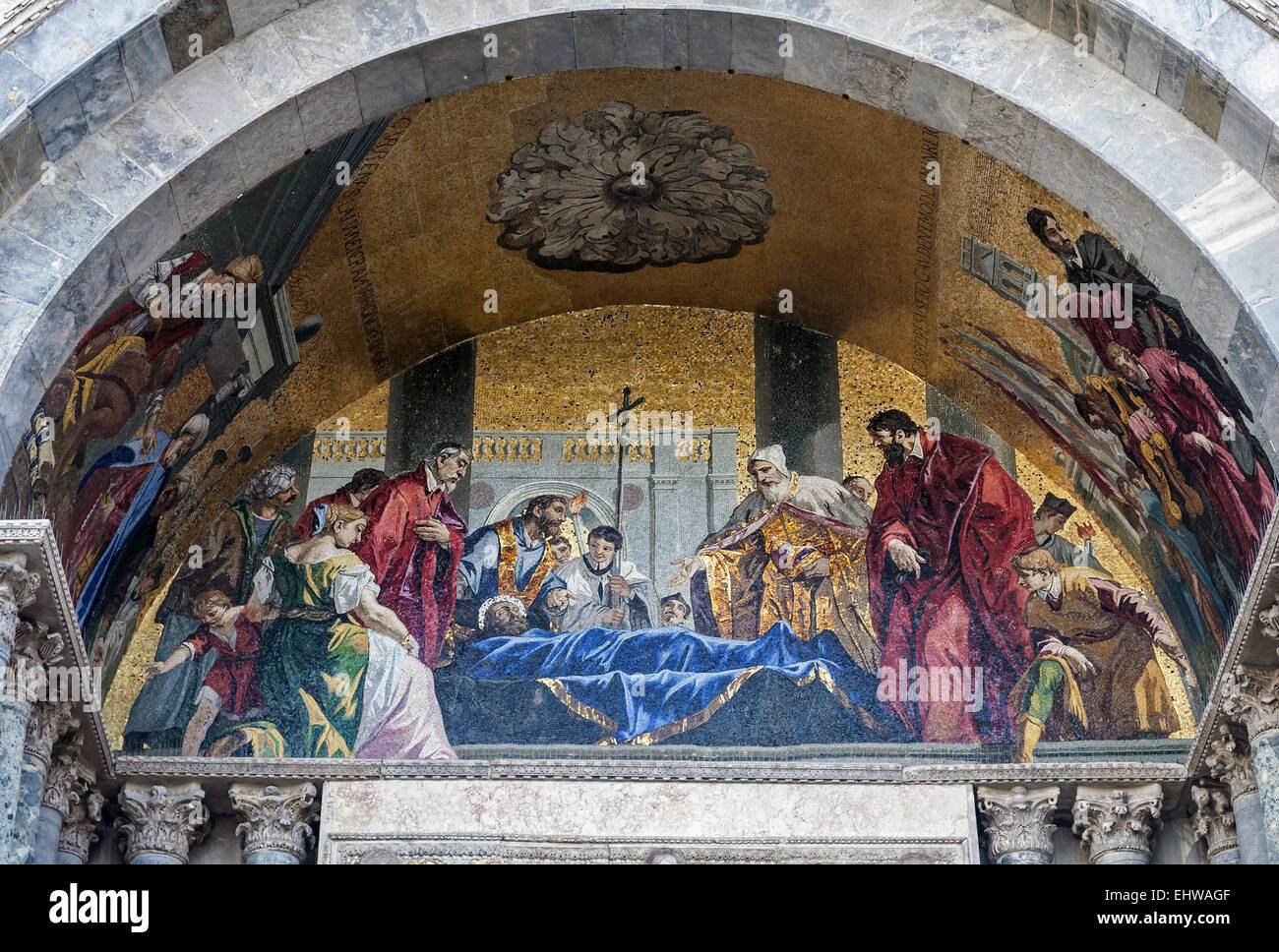 Basilika San Marco. Stockfoto