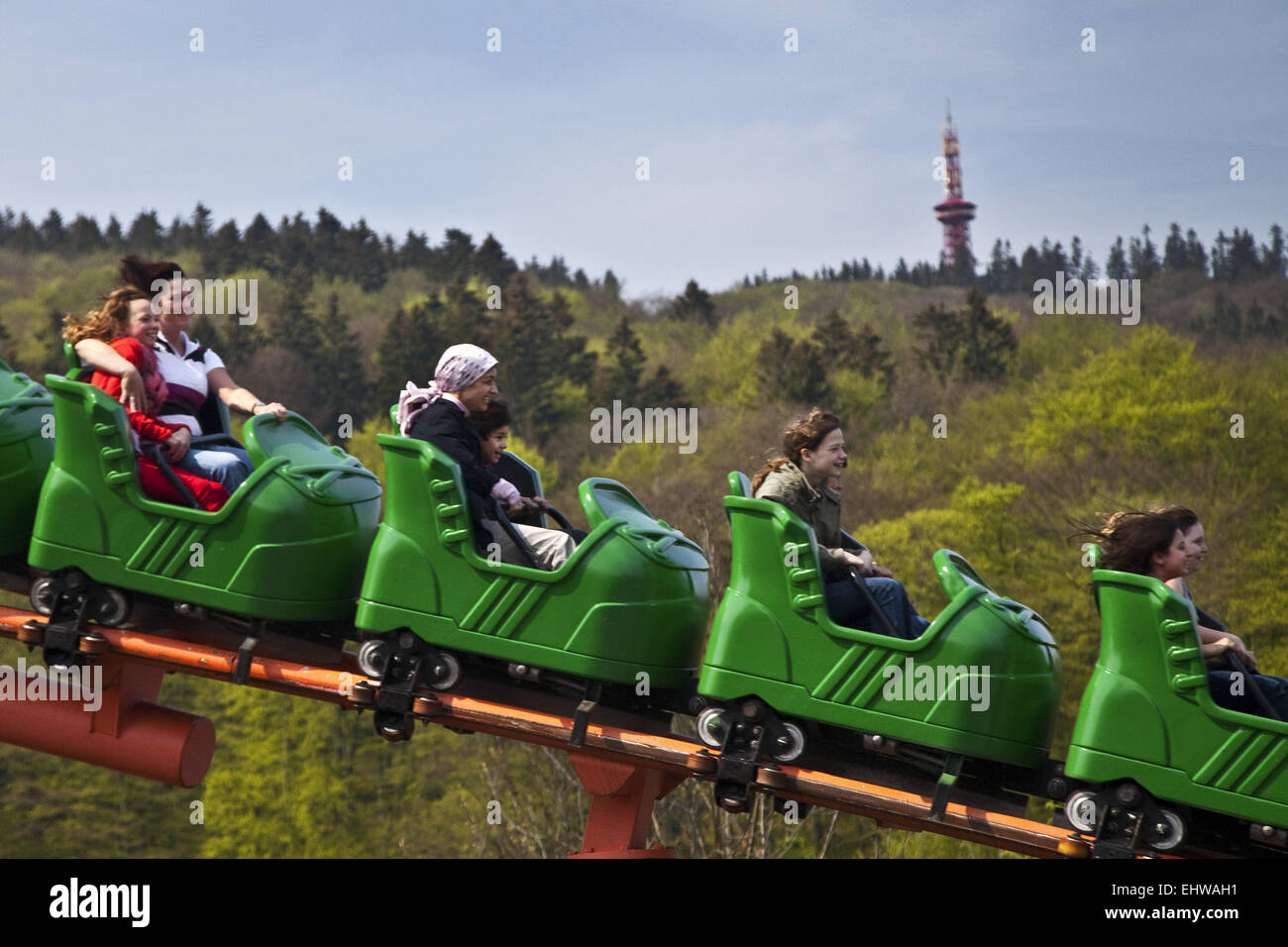 Der Freizeitpark Fort Fun in Bestwig. Stockfoto