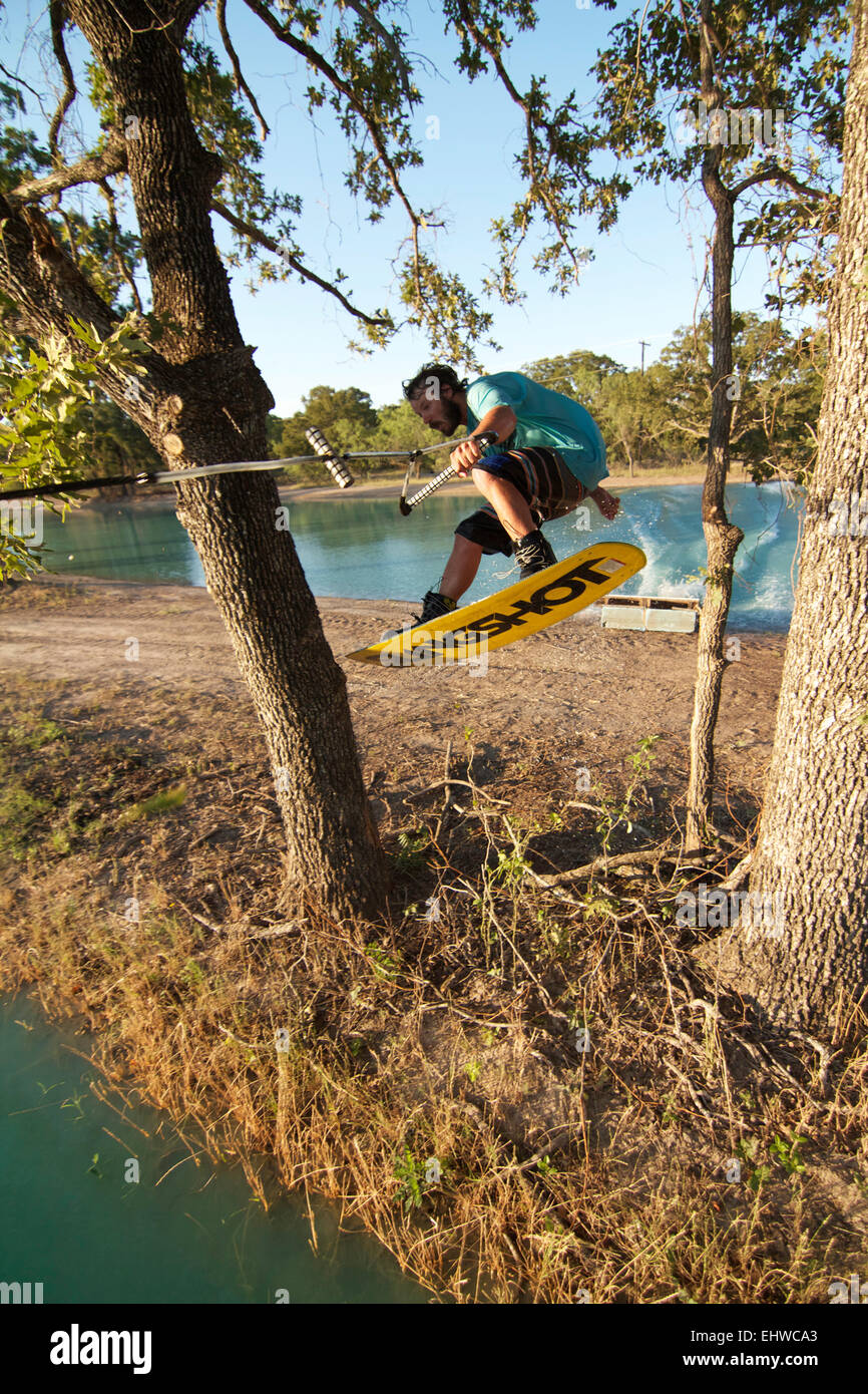 Wakeboarding Stockfoto