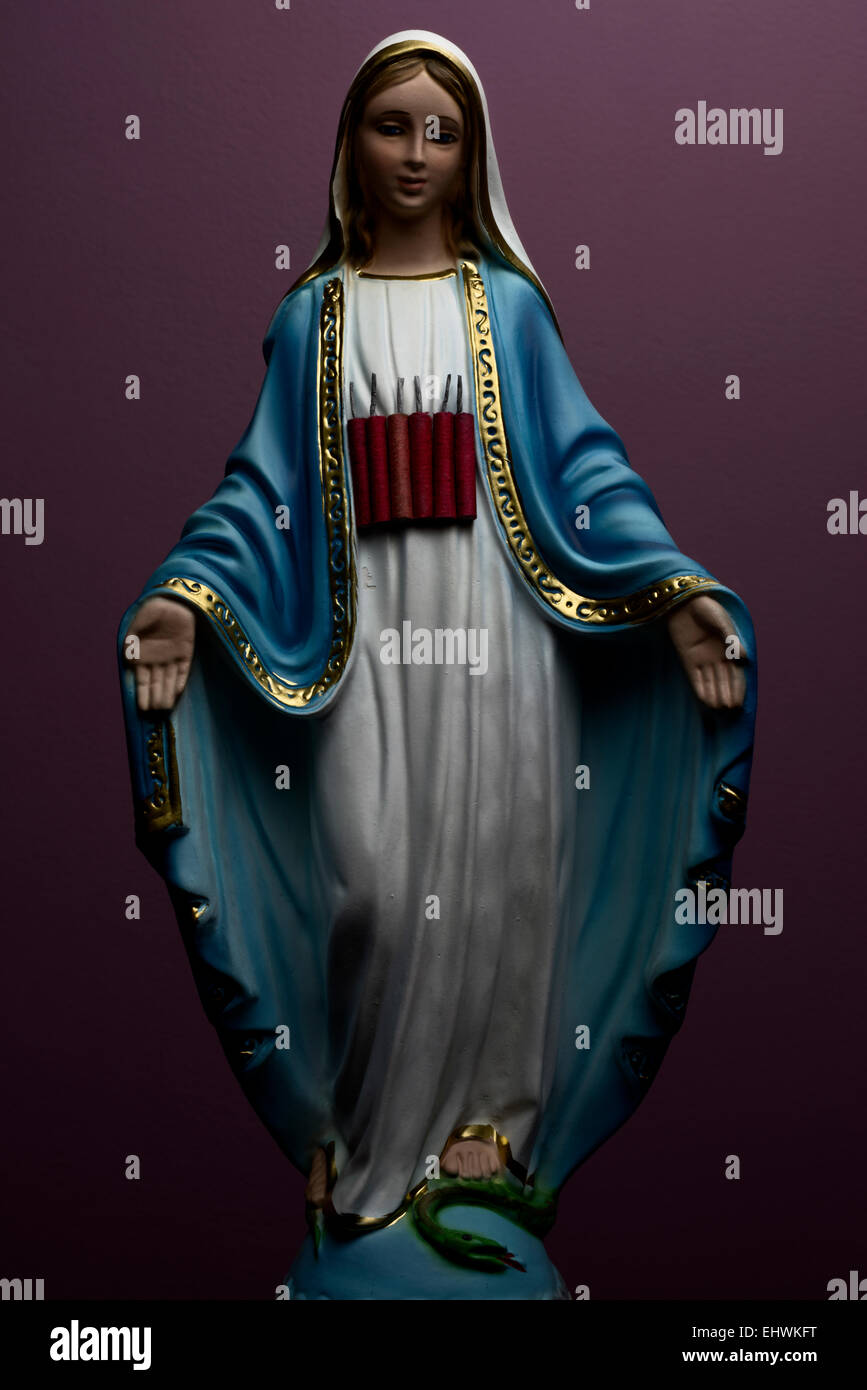 Madonna-statue Stockfoto