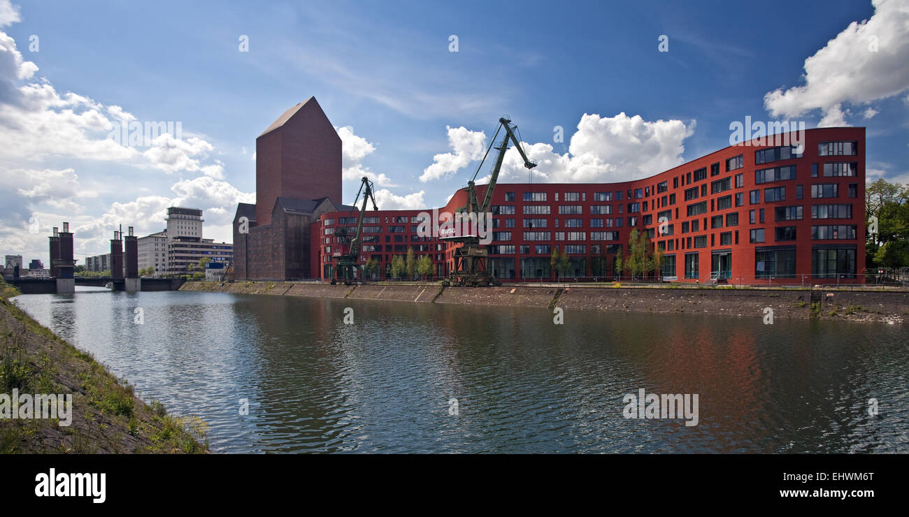 NRW-Archive, Duisburg inneren Hafen, Deutschland. Stockfoto