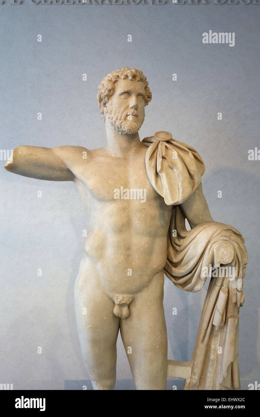 Kaiser Antoninus Pius Museo Nazionale Romano Palazzo Massimo Alle Terme Rom Italien Stockfoto