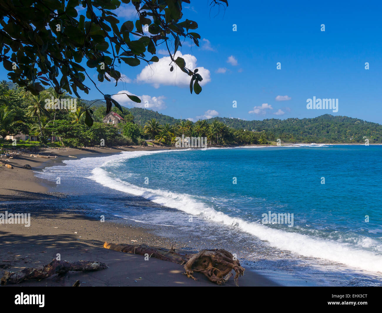 Karibik, Jamaika, Blick über die Bucht von Buff Stockfoto