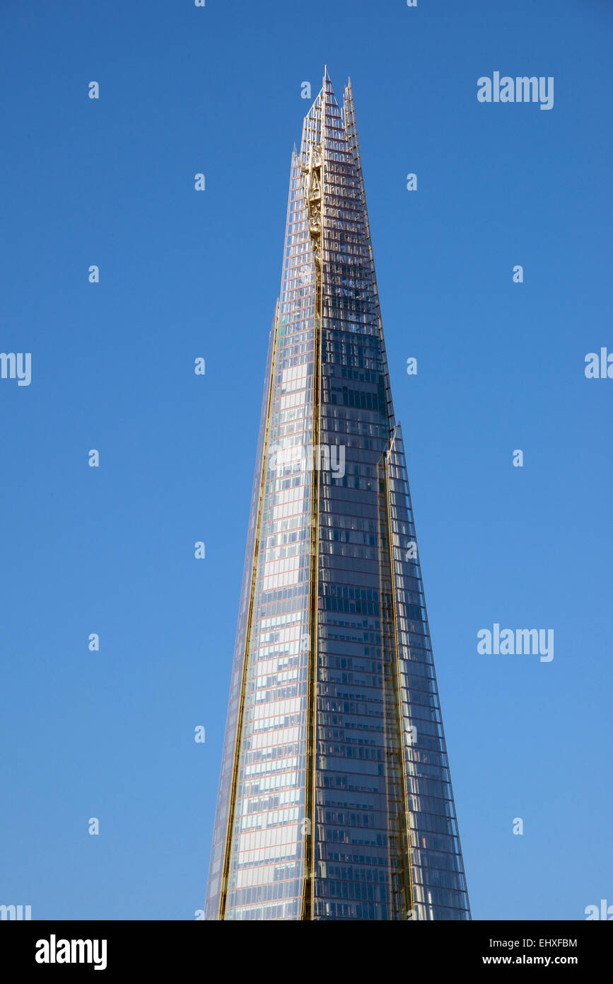 Der Shard Gebäude Londons höchste Wolkenkratzer London England Stockfoto
