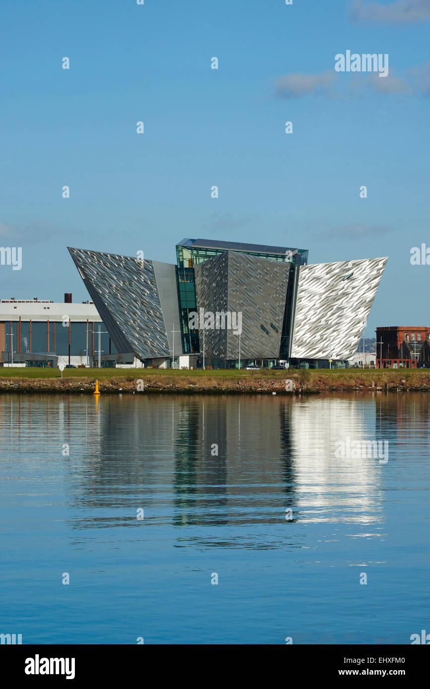 Belfast Titanic Viertel, auf der Waterfront-Belfast, Nordirland Stockfoto