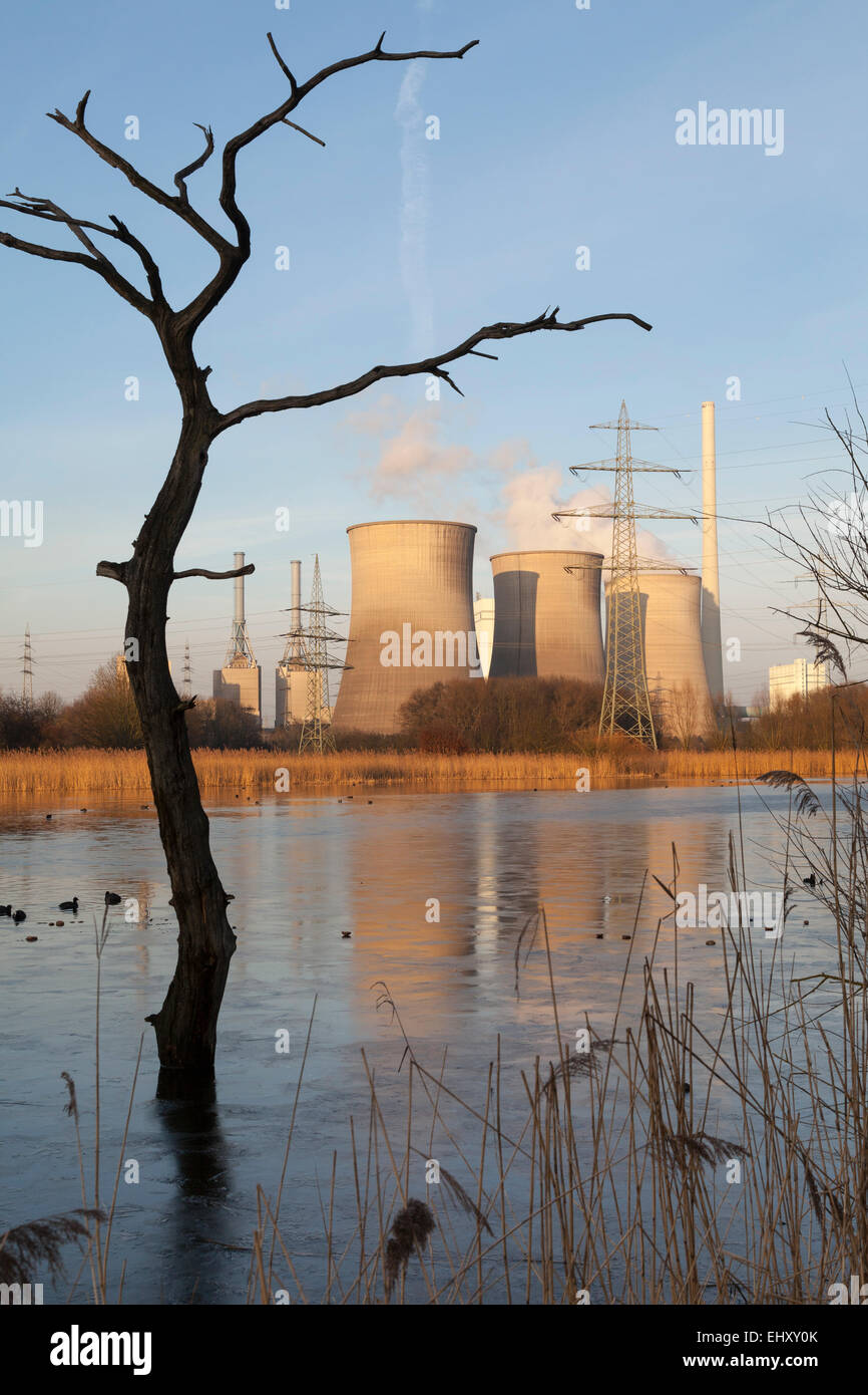 Deutschland, Werne, Gaskraftwerk Stockfoto