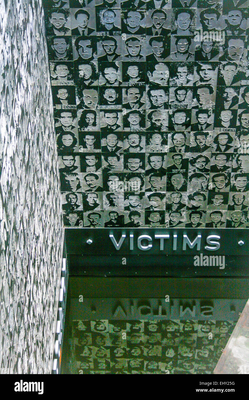 Ungarn - Budapest - Juli 2010: Museum des Terrors - Gedenken an die Opfer Nazi-faschistischen regime Stockfoto