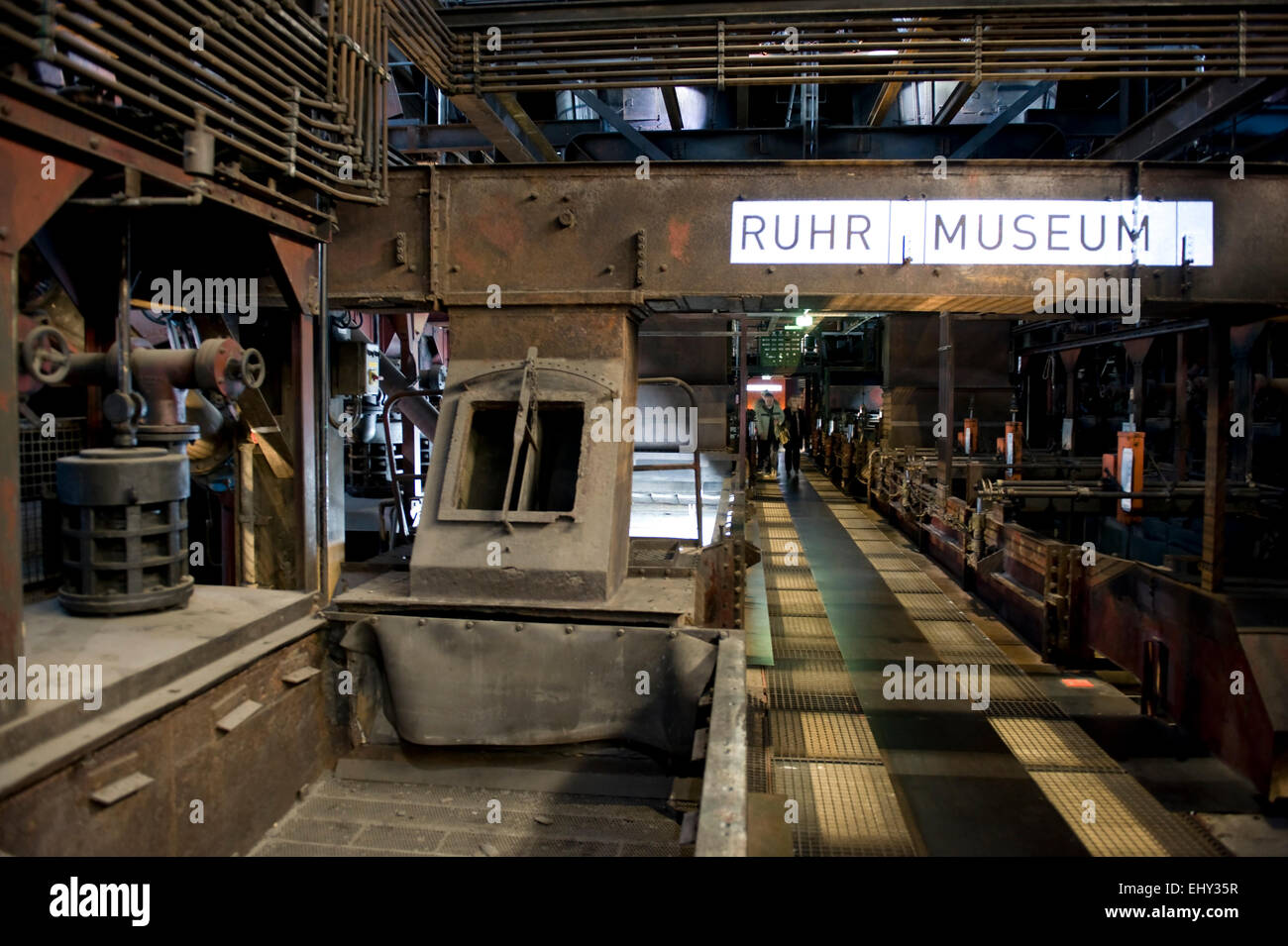 Besucher-Bereich von der Ruhr Museum Zeche Welterbe Zollverein in Essen, Nordrhein-Westfalen, Deutschland, Europa Stockfoto