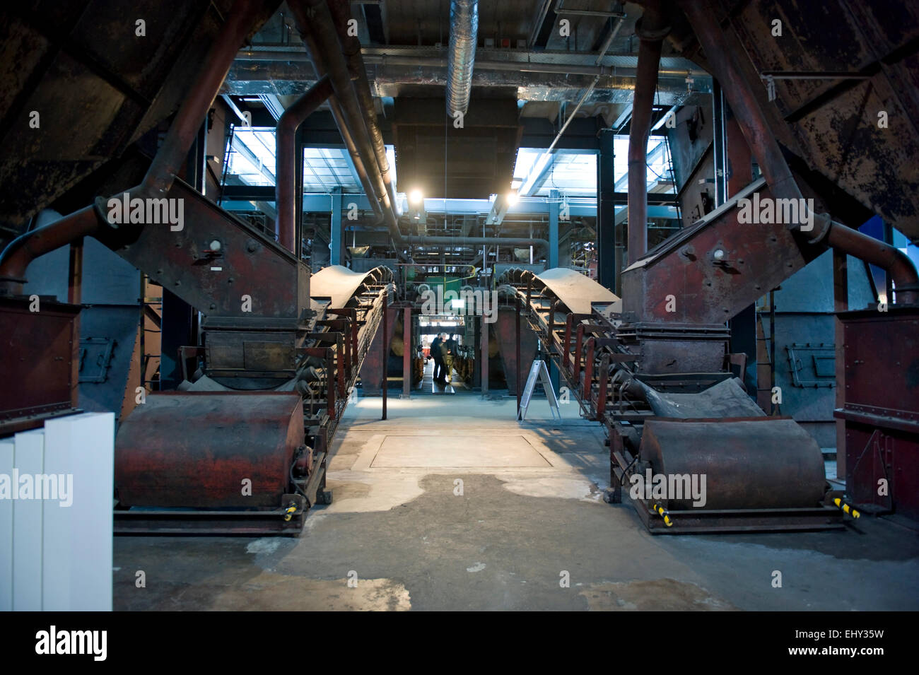 Besucher-Bereich von der Ruhr Museum Zeche Welterbe Zollverein in Essen, Nordrhein-Westfalen, Deutschland, Europa Stockfoto