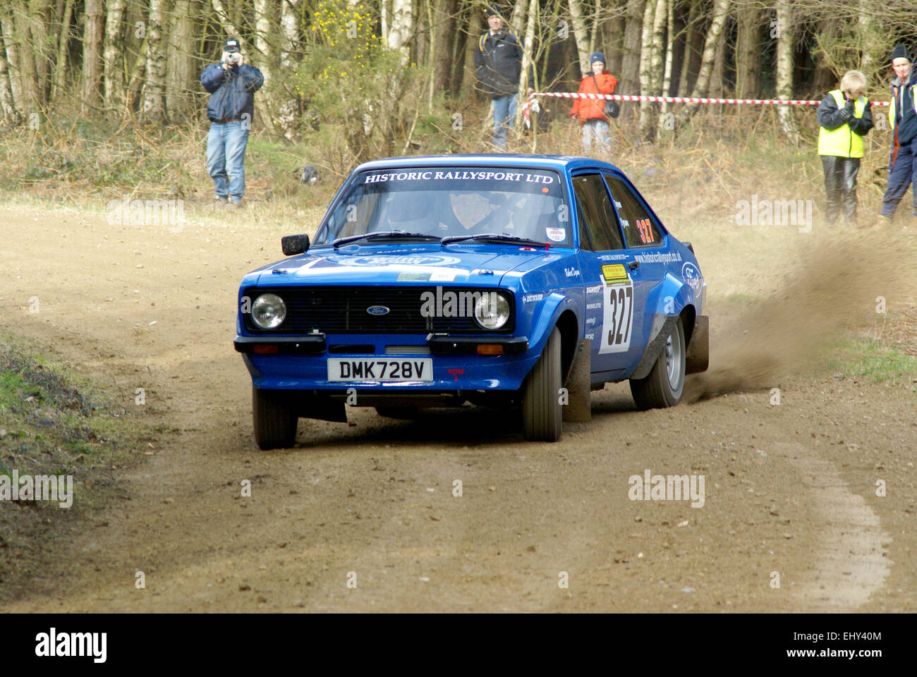 Ford Escort MK2 Rallye-Auto Stockfoto