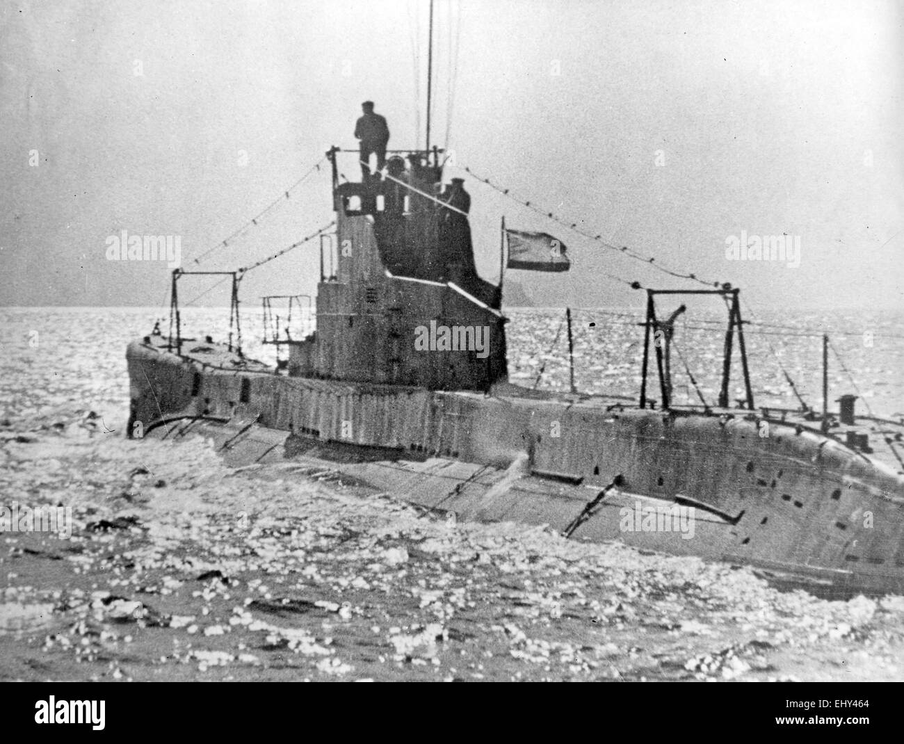 SOWJETISCHE u-Boot über 1944 Stockfoto