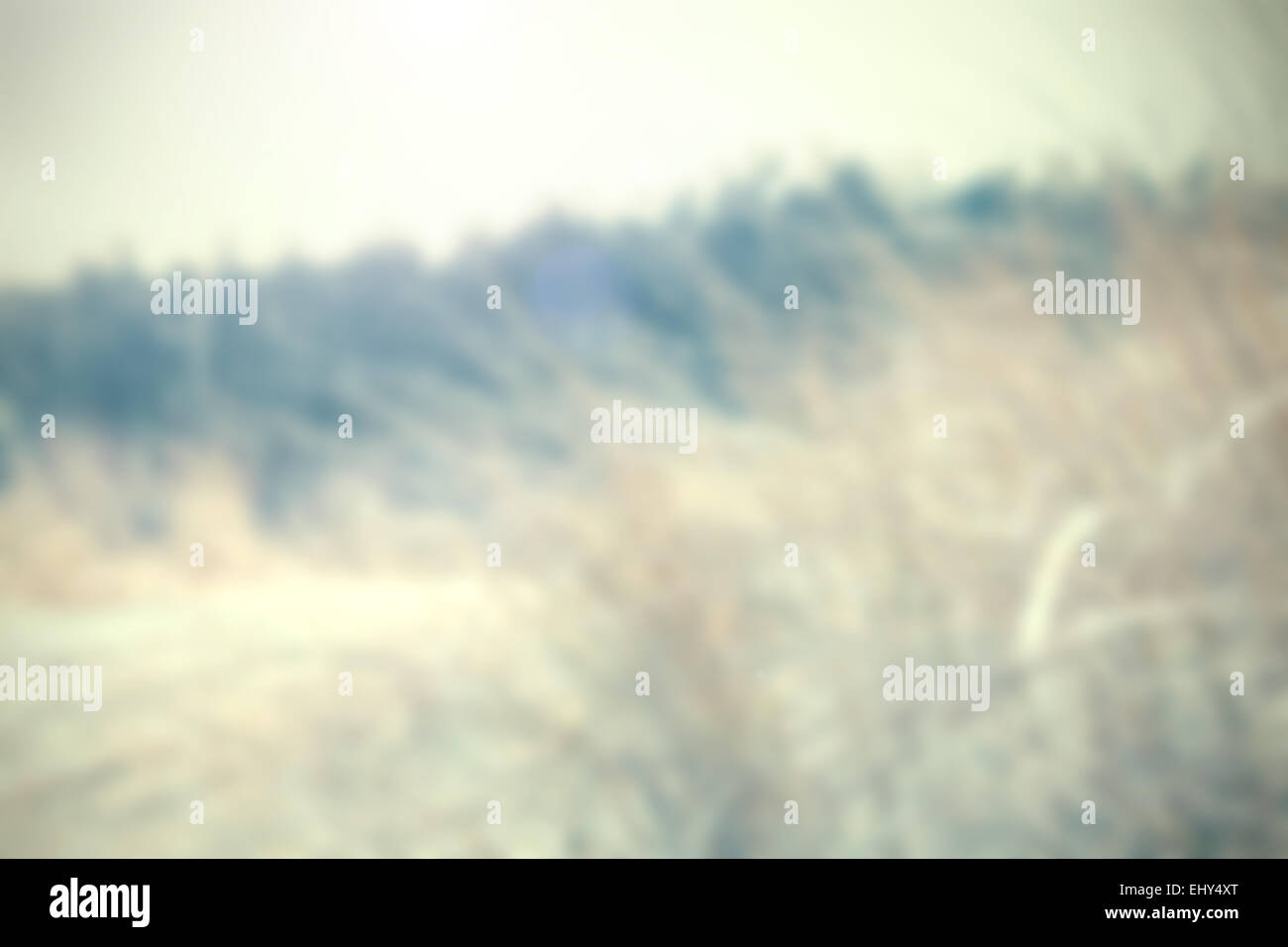 Natur-Hintergrund im Stil der Retro-Cross Farbe verwischt. Stockfoto