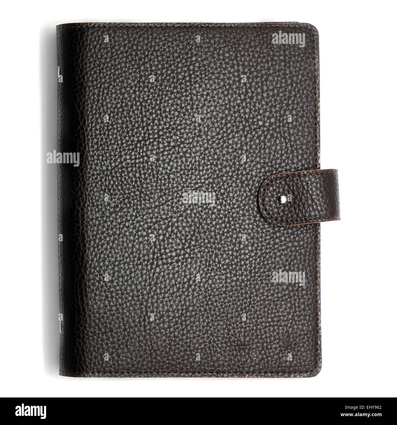 Notebook isoliert auf weißem Hintergrund Stockfoto