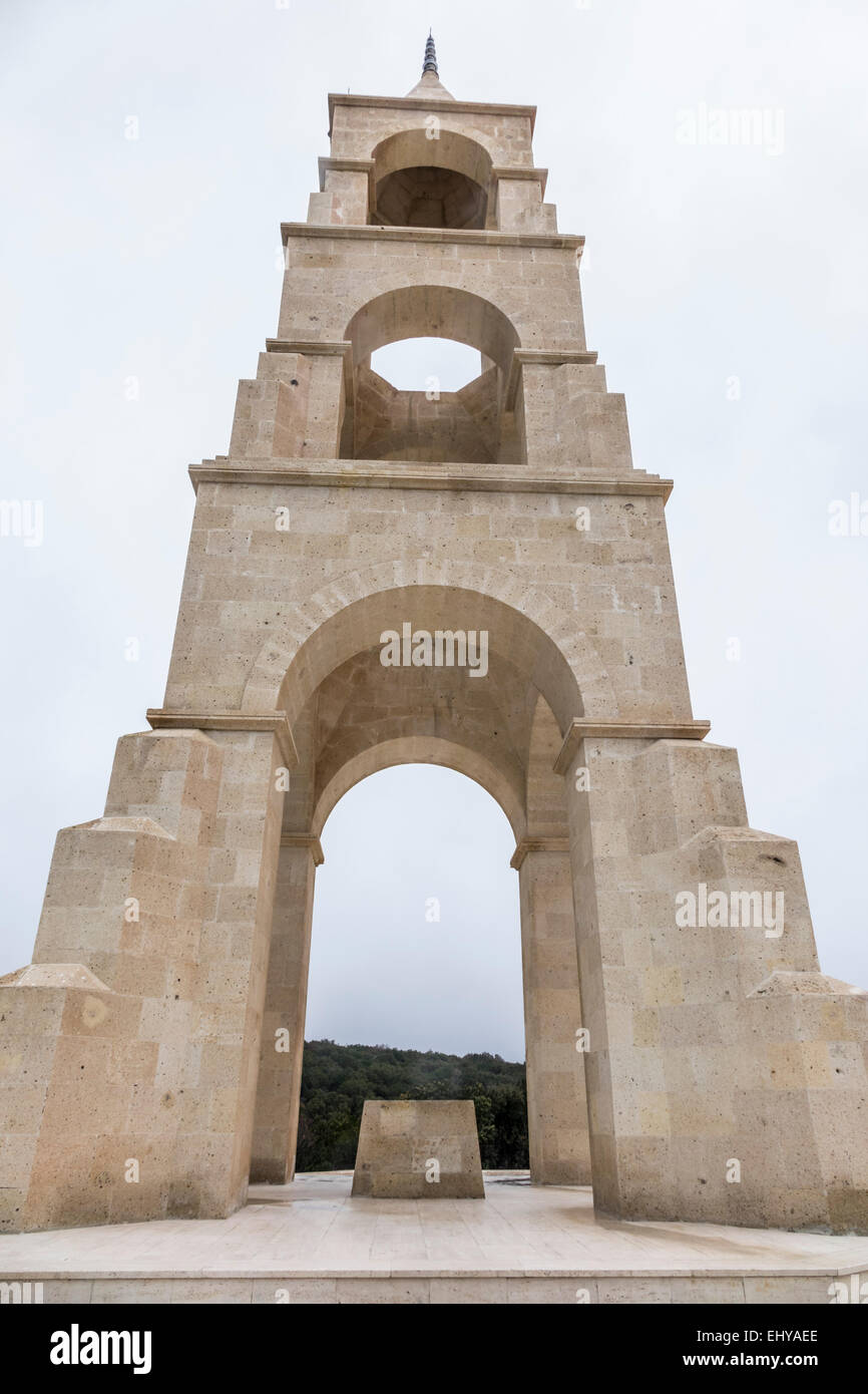 Gallipoli, Türkei, WW1 Centenary 2015 - 57th Regiment türkischen Friedhof und Denkmal Stockfoto